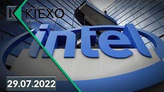 Kiexo. Акции Intel упали на 9%. 29.07