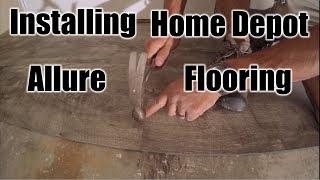 How To Install Home Depot Allure Flooring | THE HANDYMAN