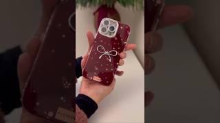 girly Xmas phone case #asmr #aesthetic #tiktok #iphone16promax #shorts #viral #xmas #satisfying