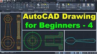 AutoCAD Drawing Tutorial for Beginners - 4