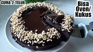 Easy CHOCOLATE CAKE |Tanpa Mixer | Super Moist Cake Coklat 2 Telur