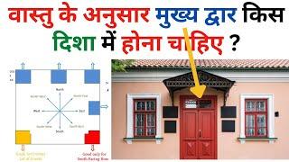 Main Door Direction As Per Vastu Shastra  || वास्तु के अनुसार घर का मुख्य द्वार || Main Door Vastu