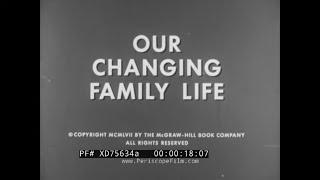 “OUR CHANGING FAMILY LIFE: SOCIAL CLASS IN AMERICA” EDUCATIONAL FILM INDUSTRIALIZATION  XD75634a