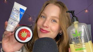 ASMR Lotion Collectionpt 2 ~ Tapping, Whispering and Lid sounds