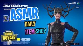 ASMR Fortnite NEW Marvel Hela and Hulk Skins! Daily Item Shop  Relaxing Whispering 