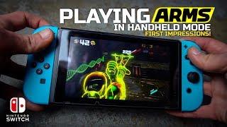 What It's Like Playing ARMS In Handheld Mode On Nintendo Switch - First Impressions