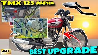 TMX 125 ALPHA BEST ACCESSORIES UPGRADE | TOURING SETUP - GOOD FOR DAILY USED & LONG RIDES #tmx125
