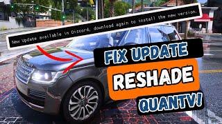 Fix New Update Available in Discord Notification | Quantv | Reshade Fix! | GTA