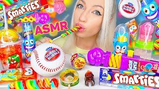 ASMR EATING LOLLIPOP, MIX CANDY, CHUPA CHUPS, SOUR SPRAY, 막대사탕 먹방, 젤리 캔디 (CHEWING GUM) MUKBANG 먹방