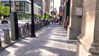 DOWNTOWN MONTREAL Summer 2021 | First Walk After Terrace Openings | Happy city! | iPhone 12 test