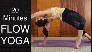 20 Minute Energizing Vinyasa Flow Yoga (Intermediate & Strong Beginners)