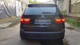 Злой тюнинг выхлопа BMW X5 E53 4.8 литра