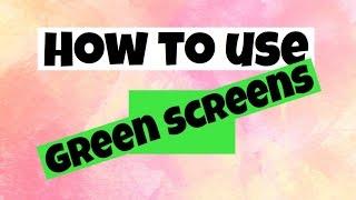 How to use green screen on pocket video | Karen video editz
