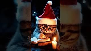 The Writing Cat for Christmas #cat #catvideos #christmascats