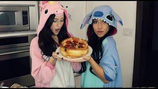 HOW TO MAKE A PIZZA CAKE ft. Julia Kelly