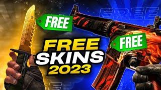 HOW TO GET FREE CS:GO SKINS IN 2023 BEST METHODS!