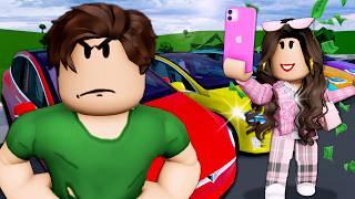 Spoiled Sister PRETENDED To Be A BILLIONAIRE! (A Roblox Movie)