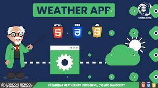 How to Build a Weather App with HTML, CSS, and JavaScript | #weatherupdate #project