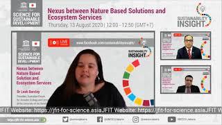 JFIT SI#13 [3 min] Nexus between nature based solutions and ecosystem services