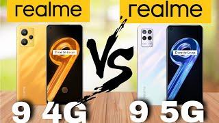 Realme 9 4G vs Realme 9 5G Specs Comparison | Lefthand TV