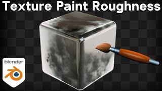 How to Texture Paint Roughness Maps in Blender (Tutorial)