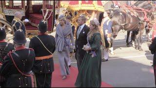 Dutch royals dress up for Speech from the Throne