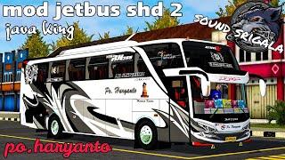 [Mod bussid] Jetbus SHD 2 | Haryanto Java King | Sound Serigala