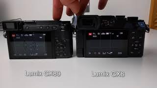 Panasonic GX80 / GX85 vs GX8 Shutter Sound Comparison / Test