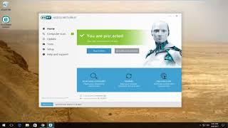 ESET NOD32 Antivirus -  How To Run A Full System Scan