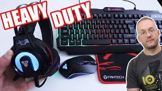 Fantech P51 All In One PC Gaming Keyboard Mouse Headset Mousepad Combo Full Unboxing And Review