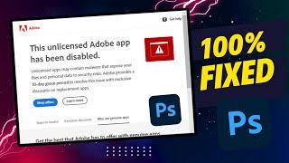 [SOLVED] This unlicensed Adobe app has been disabled.