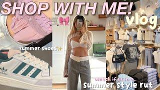 SUMMER SHOP WITH ME!! get out of a fashion rut, collective clothing haul, outfit inspiration