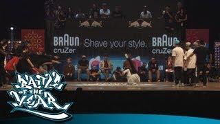 BOTY 2012 - BATTLE SEMIFINAL I - MORNING OF OWL VS.THE FLOORRIORZ [OFFICIAL HD VERSION BOTY TV]