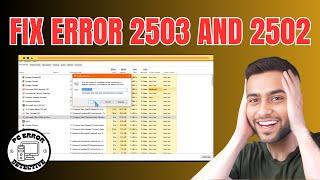 How to Fix Error 2503 and 2502 in Windows 10