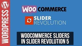 Woocommerce Sliders in Slider Revolution 5 for Wordpress