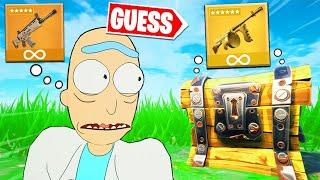 Fortnite but i need to GUESS the LOOT