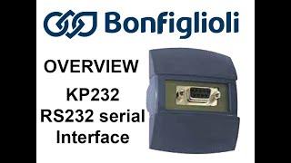 Bonfiglioli  Serial interface KP232 simple overview Active Cube