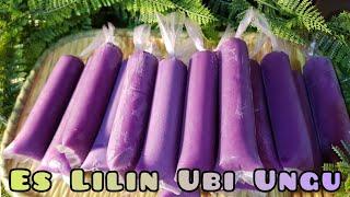 Resep es lilin ubi ungu. Resep es mambo ubi ungu. Enakkk, segerrr, lembut...  stock di kulkas yuukkk