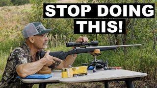 Worst and Best Way to Sight a Rifle!