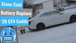 '20 Cadillac CT4 - Cold Dead Battery Replacement