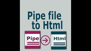 Pipe Delimited to Html