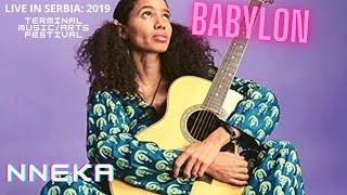 "Babylon" by Nneka performed live in Serbia 2019