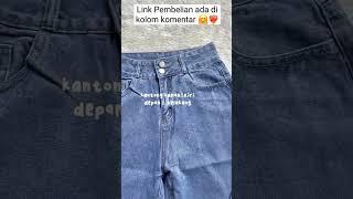 CELANA HIGHWAIST RIPPED JEANS RACUN TIKTOK SHOPEE HAUL