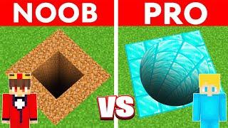 Minecraft NOOB vs PRO: SICHERSTER UNTERGRUND TUNNEL BAU CHALLENGE 