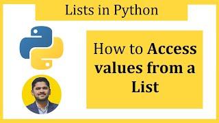 How to Access values from a List in Python