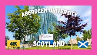 Aberdeen University Walking tour | Scotland | UK | ASMR | 4K 