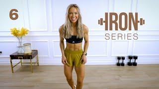 IRON Series 30 Min Quad Workout - Dumbbell Leg Day | 6