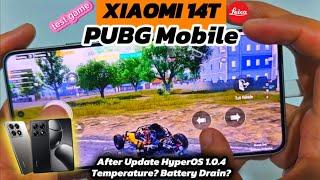 XIAOMI 14T Test Game PUBG Mobile After Update 1.0.4 Lag? Temperature? | Full Handcam