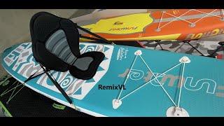 Магазин RemixVL: Видео обзор Сиденье кресло для Sup доска сапборда каяка лодки ПВХ