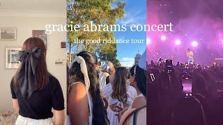 gracie abrams concert vlog